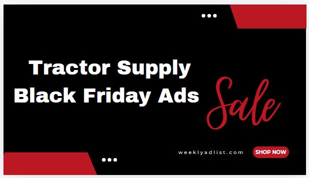 Tractor Supply Black Friday
