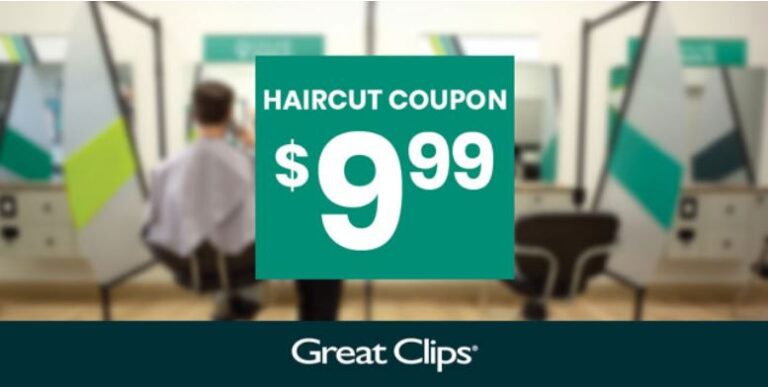 $9.99 great clips coupon printable