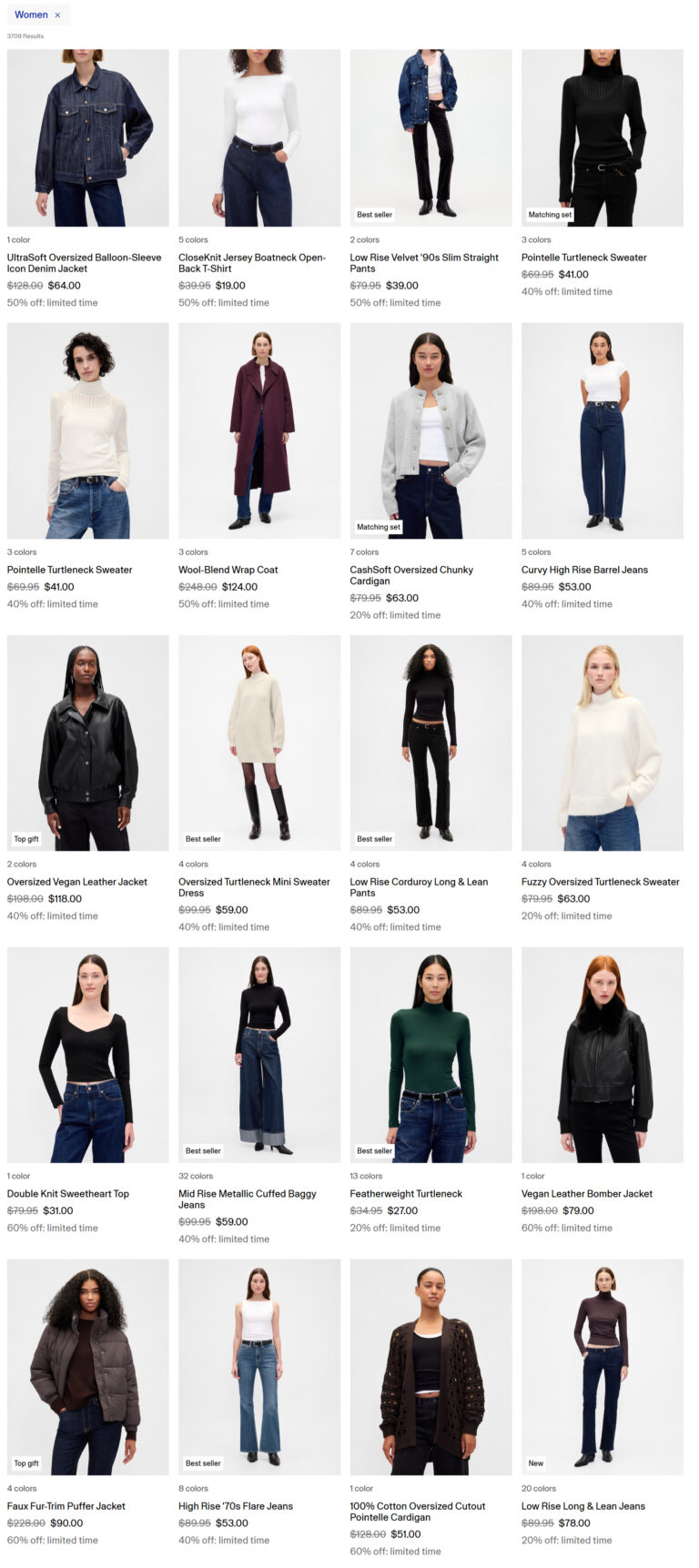Gap Black Friday sale