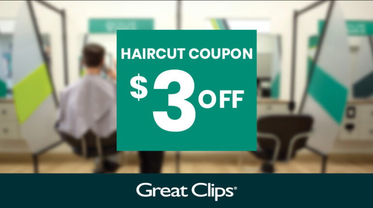 Get Great Clips Coupons $3 OFF